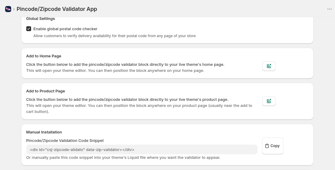 Pincode Validation 1