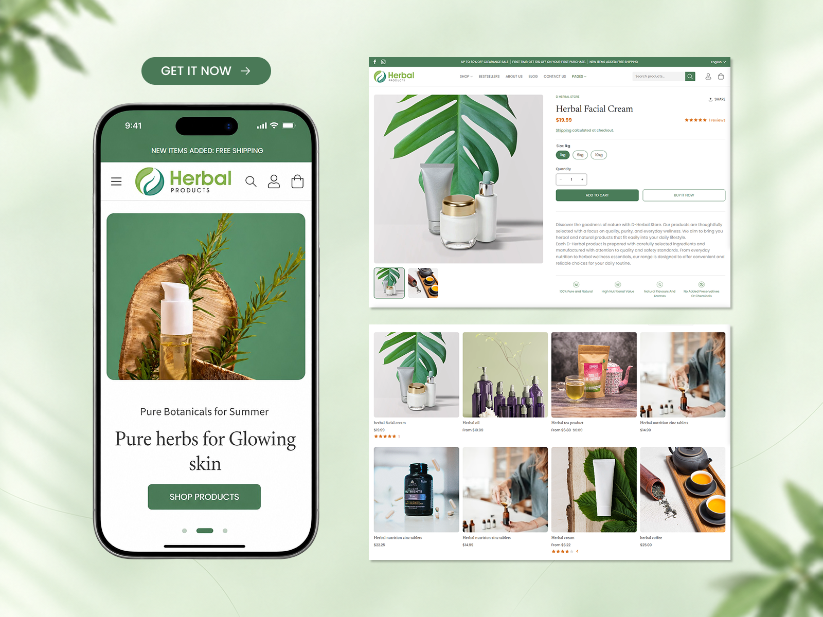 Homepage Screenshot