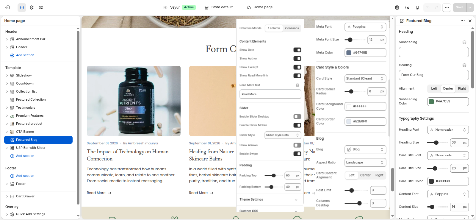 Featured Blog Screenshot