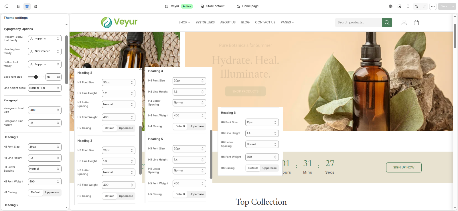 Typography Screenshot